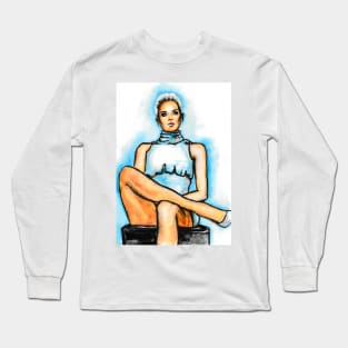 Sharon Stone Long Sleeve T-Shirt